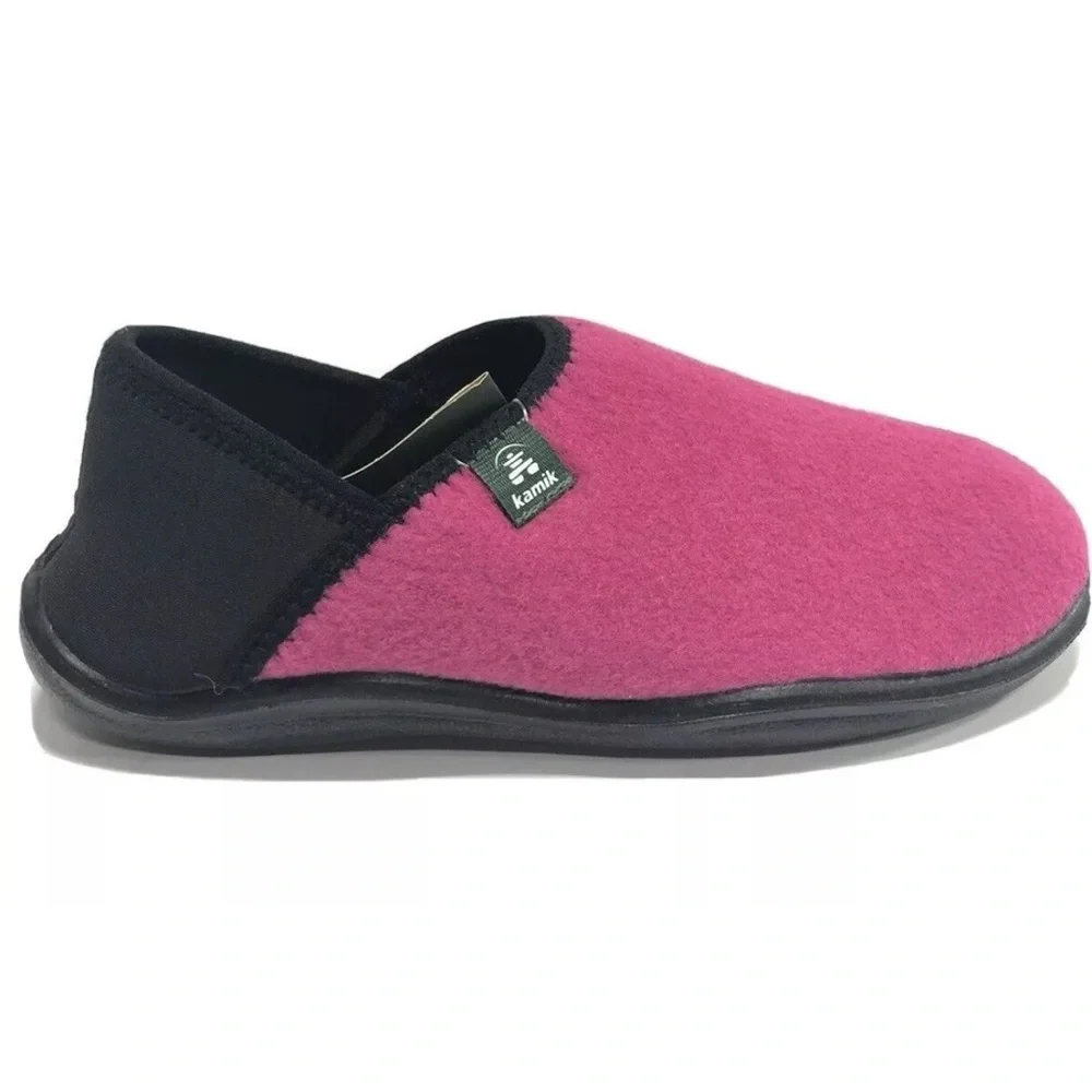 Kamik Big Kids’ Cozytime, Pink Slippers, Girls’ Size 6M.